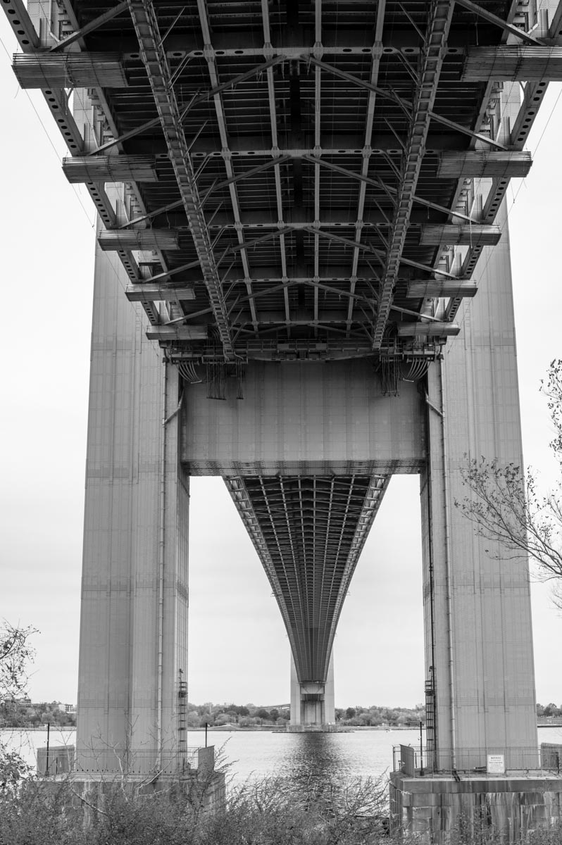 Find perspective under the Staten Island Bridge