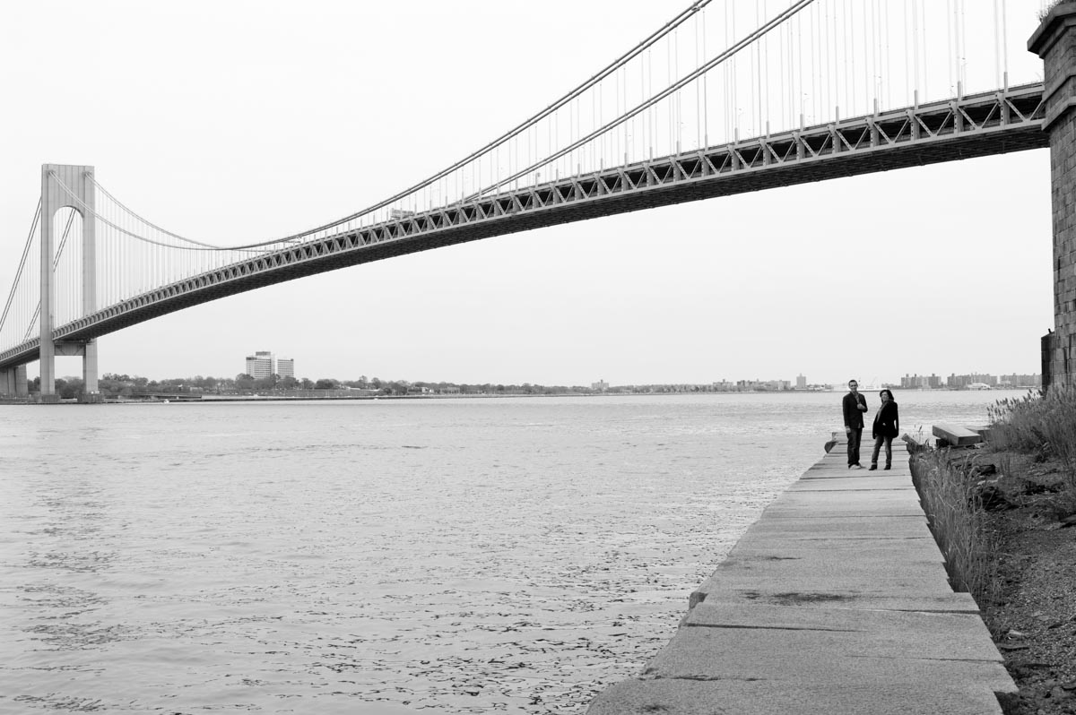 Find perspective under the Staten Island Bridge